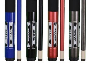 Set of 4 Fiberglass 58" Pool Cue Sticks