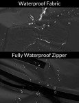 Baleaf Men's Lightweight Waterproof Rain Jacket - Black