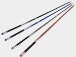 Set of 4 Fiberglass 58" Pool Cue Sticks
