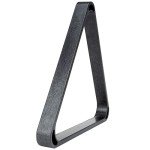 Heavy-Duty Eight Ball Pool Triangle Rack - Black