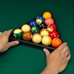 Heavy-Duty Eight Ball Pool Triangle Rack - Black