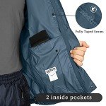 Men's Lightweight Waterproof Packable Rain Jacket