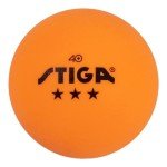 STIGA 6-Pack 3 Star Orange Table Tennis Balls