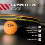 STIGA 6-Pack 3 Star Orange Table Tennis Balls