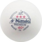 NITTAKU 3-Stars Premium 40+ Table Tennis Balls