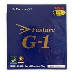 Nittaku Fastarc G-1 Table Tennis Rubber (Black, 2.0)