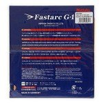 Nittaku Fastarc G-1 Table Tennis Rubber (Black, 2.0)
