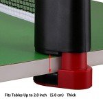 Hipiwe Retractable Ping Pong Net and Post