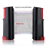Hipiwe Retractable Ping Pong Net and Post