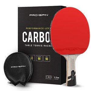 Pro Spin Table Tennis Paddle with Protector Case
