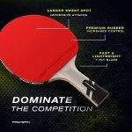 Pro Spin Table Tennis Paddle with Protector Case