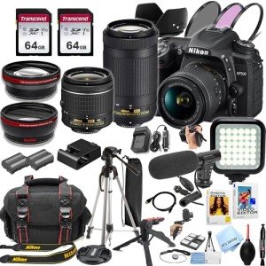 Nikon D7500 DSLR Kit with Lenses and Accessories
