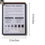 DSLR Photography Cheat Sheet Flashcards for Men