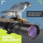 500mm/1000mm f/8 Telephoto Lens for Canon