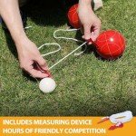 JOLORLY Regulation 107mm Bocce Ball Game Set
