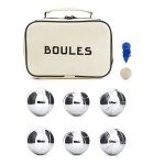 Kikkerland Large Boules Set for Outdoor Fun