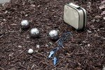 Kikkerland Large Boules Set for Outdoor Fun