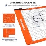Olybeaka 32ft Badminton & Volleyball Combo Set