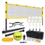 GSE Professional Volleyball & Badminton Combo Set