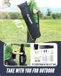 Adjustable Height Sports Net Set with Rackets & Paddles