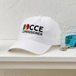 Adjustable Bocce Commissioner Baseball Cap for Men