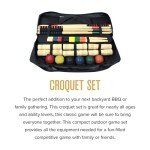 Baden Deluxe Croquet Set with 29-Inch Mallets