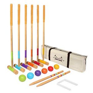GoSports Full Size Croquet Set for Everyone