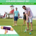GoSports Full Size Croquet Set for Everyone