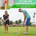 GoSports Full Size Croquet Set for Everyone