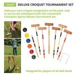 Champion Sports Deluxe Croquet Set for Fun