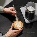 Nespresso Aeroccino 3 Milk Frother - Black Steel