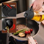YRRAMATE 16oz Glass Olive Oil Sprayer - Black