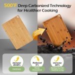 Keechee Bamboo Cutting Board with Juice Grooves