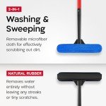 Tyroler 2-in-1 High Window Cleaner Squeegee
