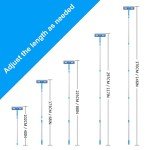 12-Foot Window Cleaning Kit with Squeegee & Poles