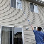 12-Foot Window Cleaning Kit with Squeegee & Poles