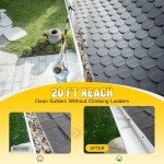 Telescoping 12ft Gutter Cleaning Tool Kit