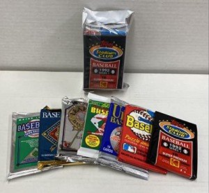 Vintage MLB Baseball Cards in Sealed Wax Packs