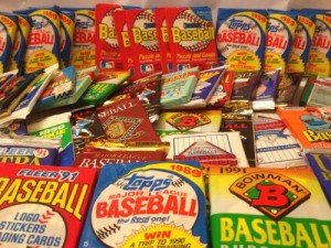 Vintage Baseball Cards - 100 Sealed Wax Packs