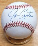 Joe Carter Autographed Rawlings MLB Baseball