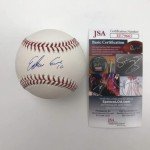Edwin Encarnacion Autographed Yankees Baseball, JSA COA