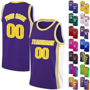 Personalized Reversible Basketball Jersey for Men