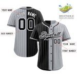 Personalized Stripe Baseball Jersey with Name & Number