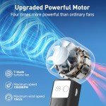 YOSHENMO Portable Turbo Fan - Foldable Mini Design
