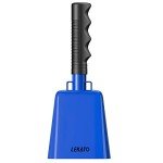 LEKATO 8’’ Blue Steel Cow Bell for Events