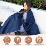 Tirrinia Waterproof Sherpa Outdoor Blanket - 51''X 59