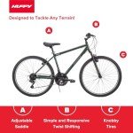 Huffy Military Green Hardtail Mountain Bike 24"-27.5