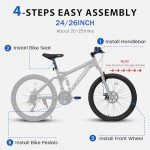 Ecarpat 26" Dual Suspension Mountain Bike, 21 Speed