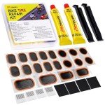 Bike Tire Repair Kit with 20 Patches and Tools