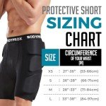 Bodyprox Padded Shorts for Snow Sports - Black